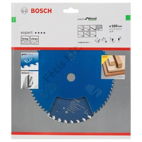 Bosch körfűrészlap 160x20/36 Expert for Wood