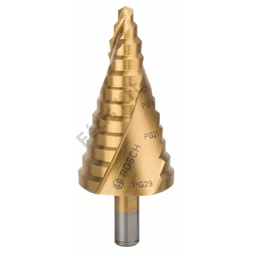 Bosch HSS-TiN lépcsős lemezfúró, 12 lépcsős 6-37 mm