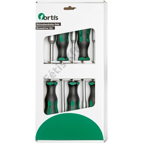 Fortis dugókulcs csavarhúzó készlet 5 részes 5-13mm
