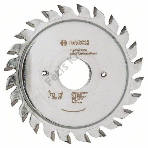 Bosch körfűrészlap 100x22/12 Top Precision Best for Laminated Panel abrasive előkarcoló