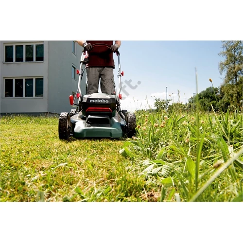 Metabo RM 36-18 LTX BL 46 akkus fűnyíró 2x5.2Ah + ASC 145 Duo töltő