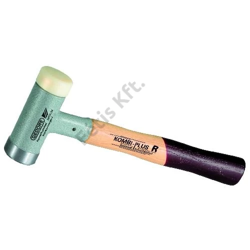 Gedore visszaütésmentes kímélő és lakatos kalapács KOMBI-PLUS R 35 mm (247 H-35)