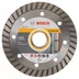 Bosch vágókorong, gyémánt 115x2.0x22.23 mm univerzális, Turbo 10 db
