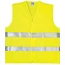 FLUO jólláthatósági mellény 2 keresztcsík sárga XL (52/54)